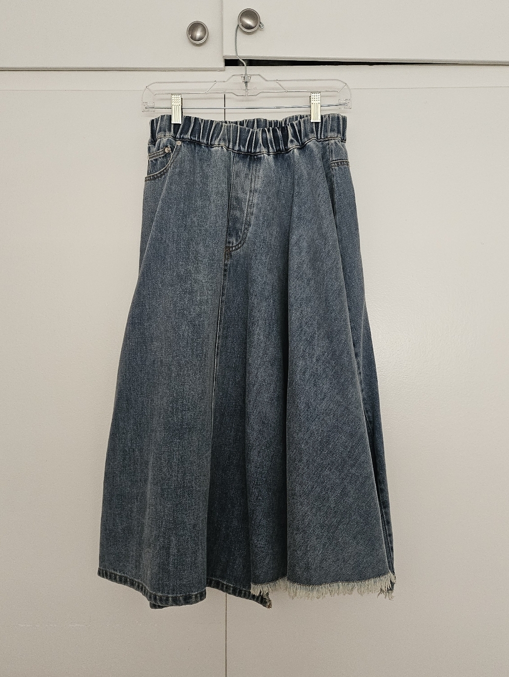 Loewe denim maxi skirt